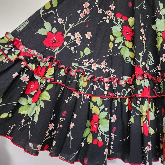 Vintage Floral A-Line Skirt - Picture 4 of 7